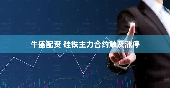 牛盛配资 硅铁主力合约触及涨停